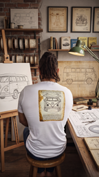Vitruvian Kombi - T-Shirt
