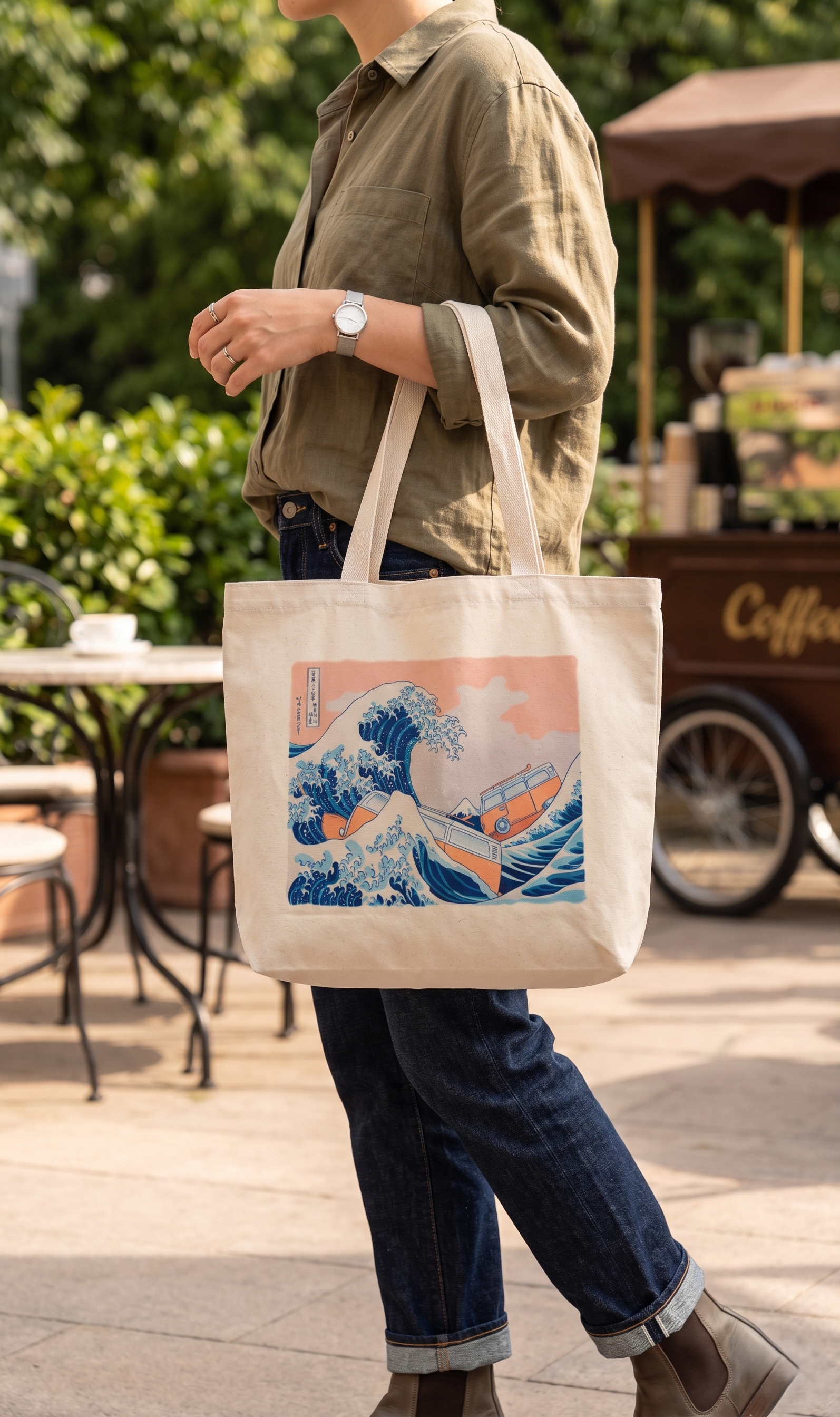 Reusable Shopping Bag - The Kombi Kiss