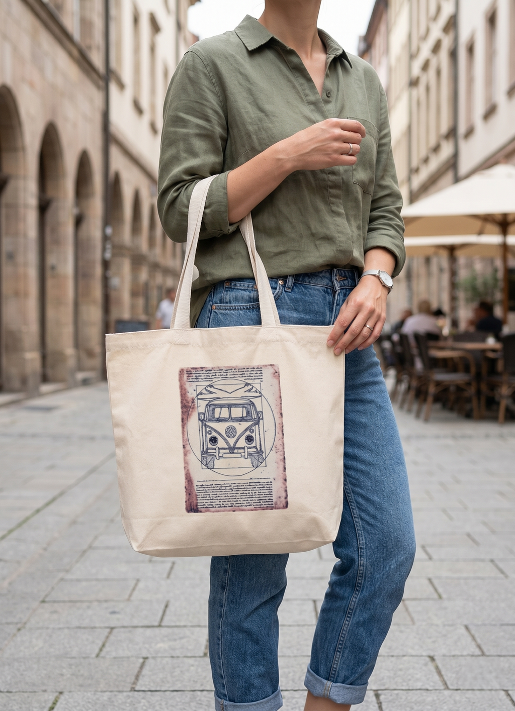 Reusable Shopping Bag - The Great Kombi Wave