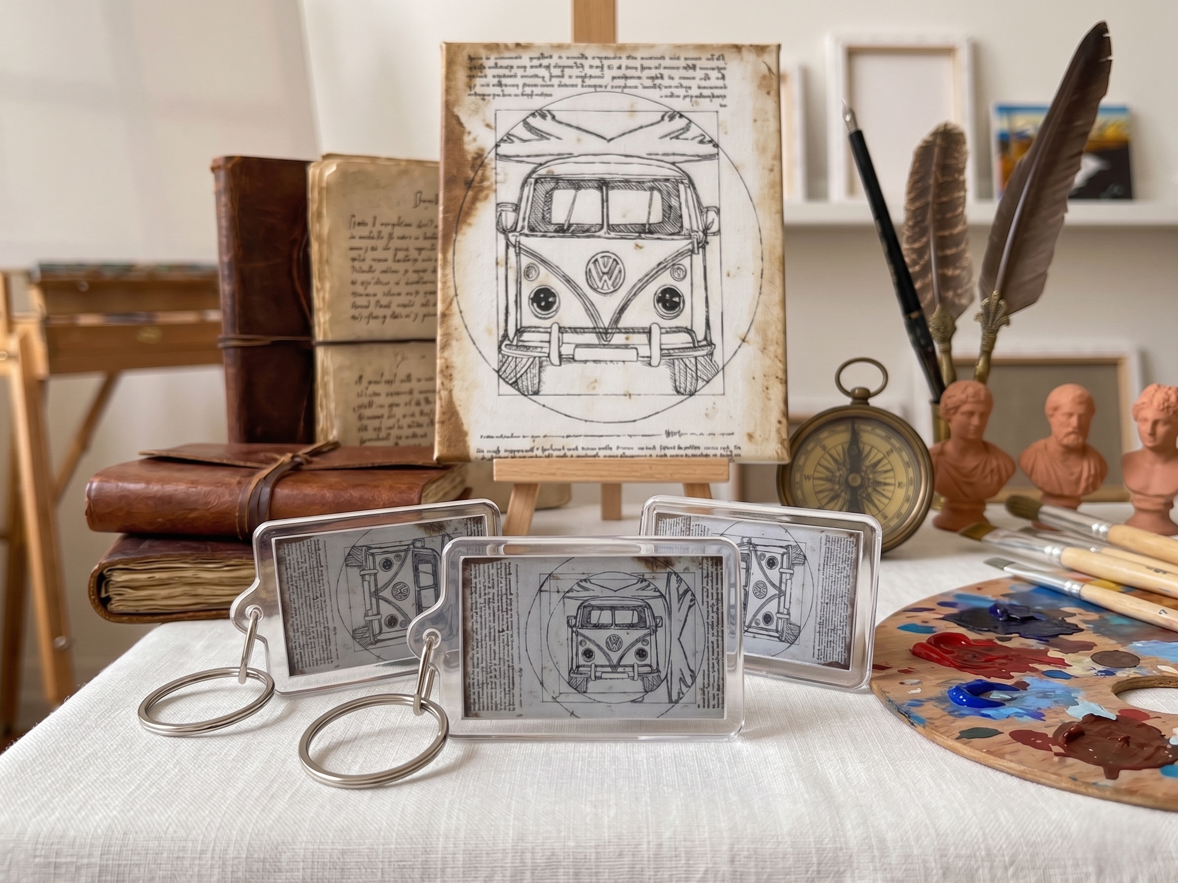 Keychains the Great Kombi Wave