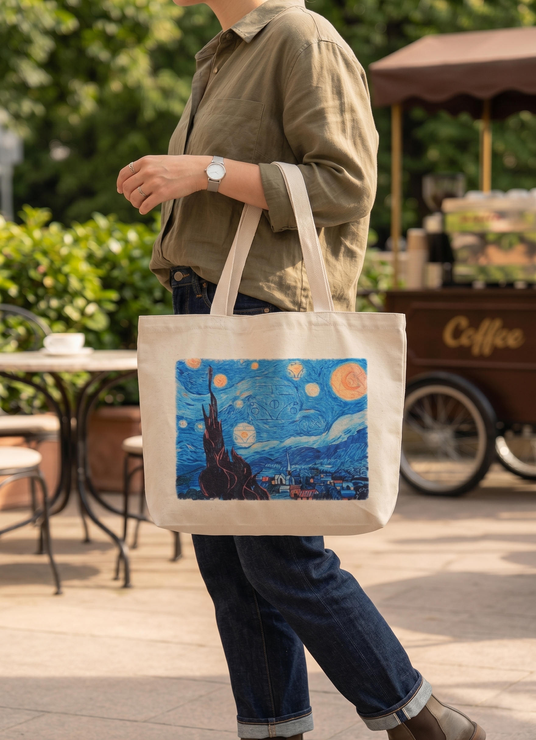 Reusable Shopping Bag - Vitruvian Kombi