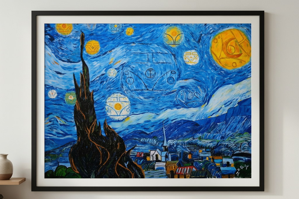Starry Kombi Night - Fine Art Reprints