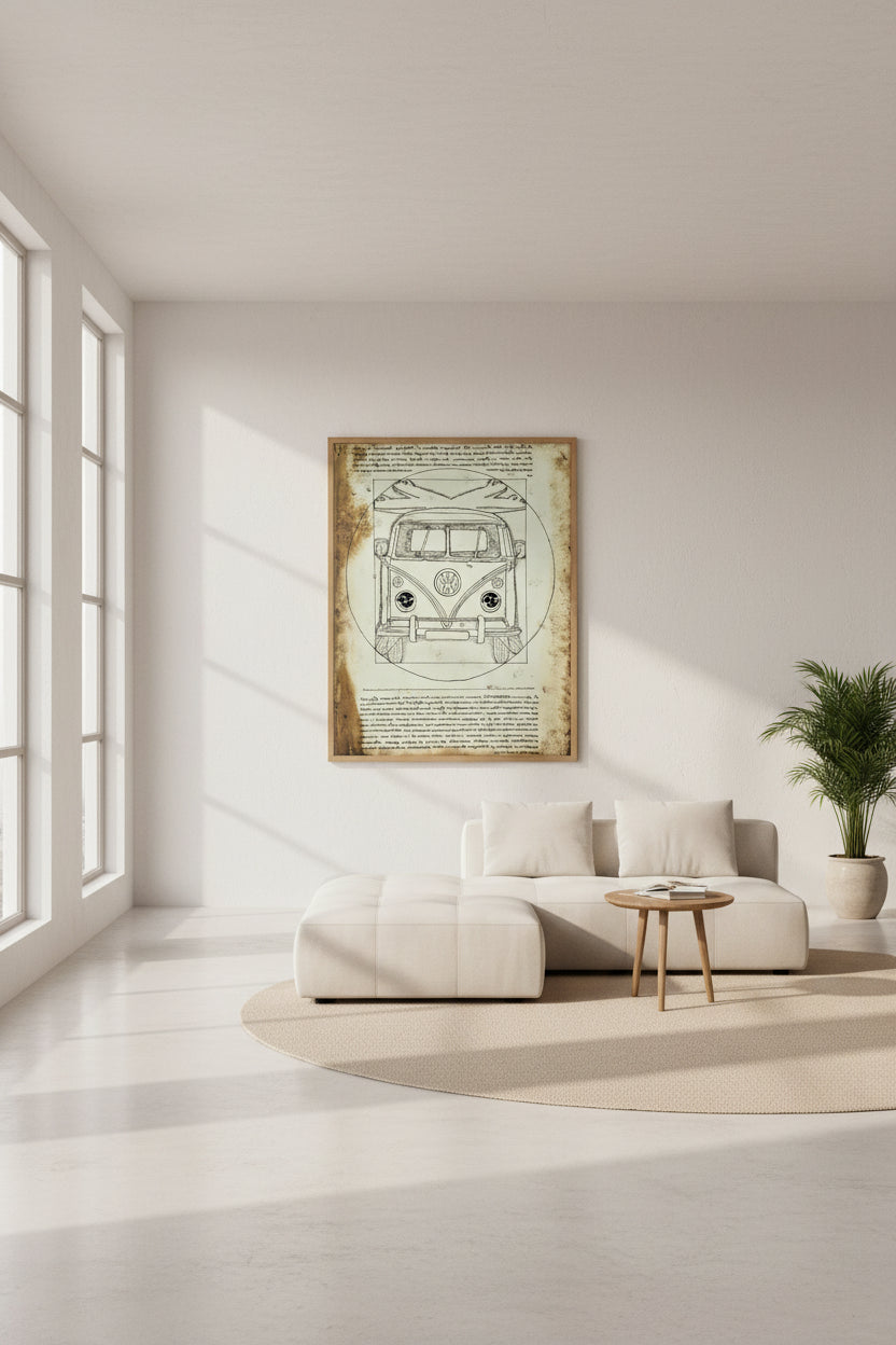 Vitruvian Kombi - Fine Art Reprints