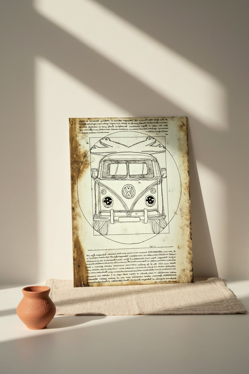 Vitruvian Kombi - Fine Art Reprints
