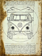 Vitruvian Kombi - Fine Art Reprints